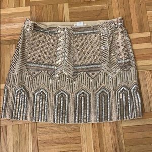 Club Monaco sequined skirt